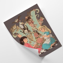 Studio Ghibli - Styl Manga/Anime / Solo (plakat)