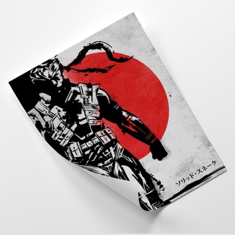 Metal Gear - Sumi-e (obraz tuszem) / Solo (plakat)