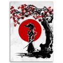 Samurai - Sumi-e (obraz tuszem) / Solo (płótno)