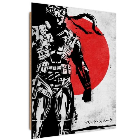 Metal Gear - Sumi-e (obraz tuszem) / Solo (panel)