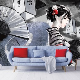 Geisha - Współczesny japonizm / Fototapety