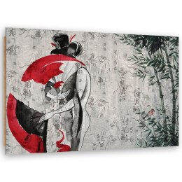 Geisha - Sumi-e (obraz tuszem) / Solo (panel)