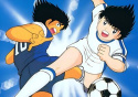 Plakaty z anime Kapitan Tsubasa (Jastrząb) - japońskie anime emitowane na kanale Polonia 1 w latach 90-tych w Polsce.