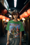 T-Shirt z anime japońskiego Yattodetaman (W Królestwie kanlendarza) z Polonii 1