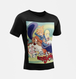 Koszulki T-Shirt z motywami japońskiego anime z kanału Polonia 1, lata 90-te