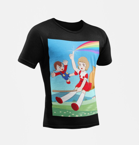 T-Shirt z grafiką z "Sally the Witch" ("Sally Czarodziejka") - japońskie anime z Polonii 1