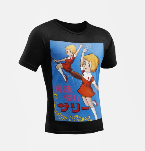 T-Shirt z grafiką z "Sally the Witch" ("Sally Czarodziejka") - japońskie anime z Polonii 1