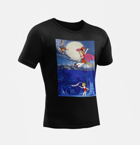 T-Shirt z grafiką z "Sally the Witch" ("Sally Czarodziejka") - japońskie anime z Polonii 1