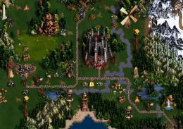Plakat ze strategicznej gry retro PC: Heroes of Might and Magic III