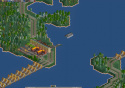 Plakat ze strategicznej gry retro PC: Open Transport Tycoon