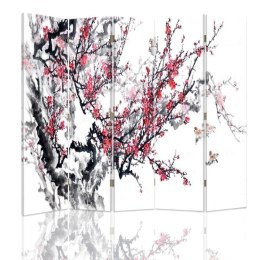 Parawan 'Subtelna japońska wiśnia' (Rozmiar: 180 x 170 cm)