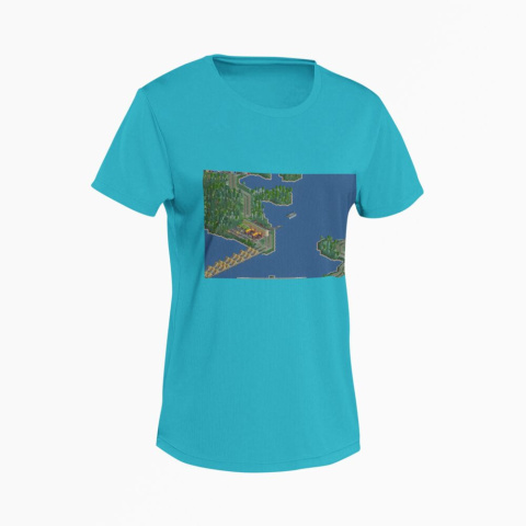 T-Shirt Open Transport Tycoon - retro gaming PC - strategie