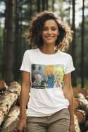 T-Shirt z anime Fantastyczny świat Paula emitowanego na Polonii 1 w latach 90-tych