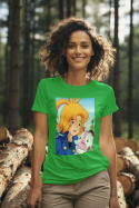 T-Shirt z anime Fantastyczny świat Paula emitowanego na Polonii 1 w latach 90-tych